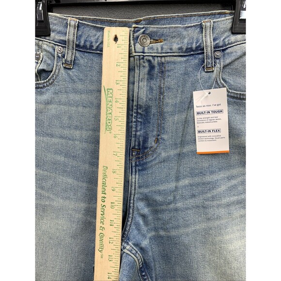 Old Navy Mens Denim Jeans Men's Straight Distressed Blue Size 38X30 - Picture 5 of 16